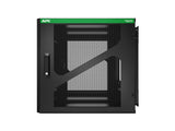 APC NetShelter 12U Wallmount Rack Enclosure Cabinet Side Mount UPS Depth