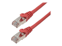MCL CAT6A S/FTP LSZH Patch cable - 20m Red