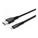 LINDY 0.5m USB to Lightning Cable black