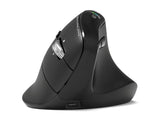 PORT DESIGNS Mouse Ergonomic Rechargeable Bluetooth + RF 2.4GHZ - ERGO AUDITOR