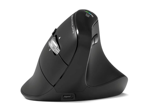 PORT DESIGNS Mouse Ergonomic Rechargeable Bluetooth + RF 2.4GHZ - ERGO AUDITOR