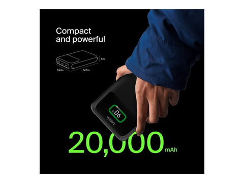 BELKIN 20k 65w Laptop Powerbank Digital display