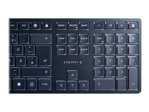 CHERRY KW 9100 SLIM Rechargeable desktop set (DE)