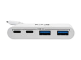 EATON TRIPPLITE 4-Port USB-C Hub USB C to 2x USB-A 2x USB-C USB 3.0 White
