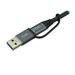 MCL USB 3.2 Type C mesh cable 10G 100W