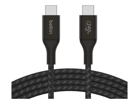 BELKIN Boost Charge 240w USB-C to USB-C Cable 1M Black