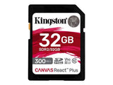KINGSTON 32Go Canvas React Plus SDHC