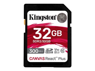 KINGSTON 32Go Canvas React Plus SDHC