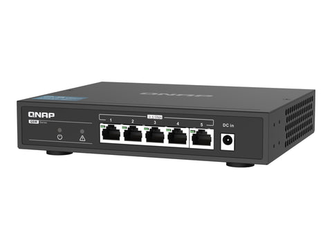 QNAP QSW-1105-5T 5 port 2.5Gbps auto negotiation 2.5G/1G/100M unmanaged switch