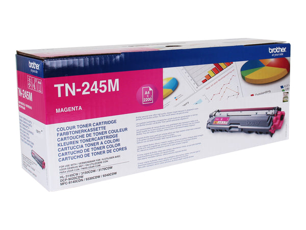 BROTHER TN245M HL-3140CW/3150CDW/3170CDW toner magenta haute capacité 2.200 pages pack de 1
