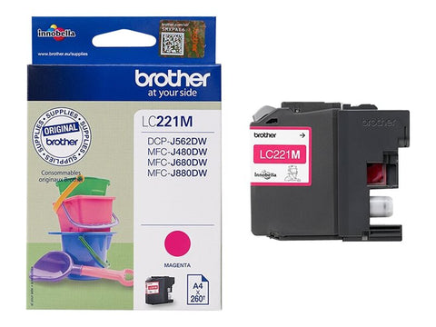 BROTHER LC221M ink magenta 300 pages