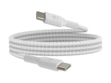 BELKIN BOOST CHARGE USB-C to USB-C 2.0 Cable Braided 1M White