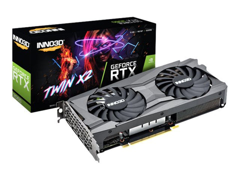 INNO3D GeForce RTX 3060 Twin X2 LHR 12Go GDDR6 3xDP+HDMI