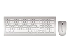 CHERRY Calvier blanc/argent layout Belge