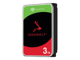 SEAGATE NAS HDD 3TB IronWolf 5400rpm 6Gb/s SATA 256MB cache 3.5inch 24x7 CMR for NAS and RAID rackmount systems BLK