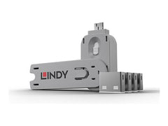 LINDY Clé USB et 4 bloqueurs de ports