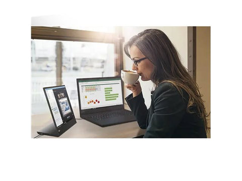 LENOVO ThinkVision M15 - Écran LED - 15.6p - portable - 1920 x 1080 Full HD (1080p) 60 Hz - IPS - 6 ms - 2xUSB-C - ThinkRed