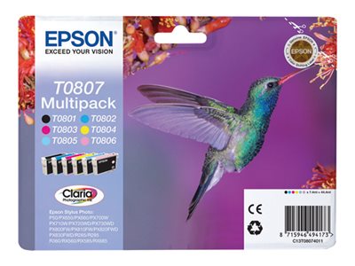 EPSON 3LB T0807 ink cartridge black
