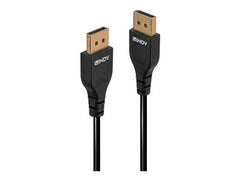 LINDY 0.5m DisplayPort 1.4 Cable Slim