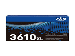 BROTHER TN-3610XL Ultra High Yield Black Toner Cartridge Prints 25.000 pages