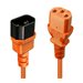 LINDY 1m IEC Extension Lead. Orange