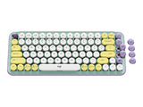 LOGITECH POP Keys Wireless Mechanical Keyboard With Emoji Keys - DayDream Mint Central (FR)