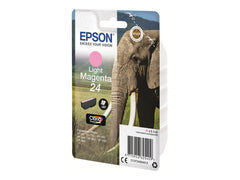 EPSON 1LB 24 ink cartridge light magenta standard capacity 5.1ml 360 pages 1-pack blister without alarm
