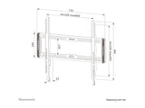 NEOMOUNTS WL30-550BL16 Support pour écran mural 42-86p - ultra-plat - installation facile