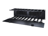 APC 3U Horizontal Cable Manager 6 Fingers top and bottom