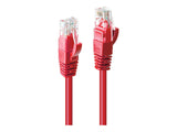 LINDY Cat.6 UTP Cable Red 0.5m