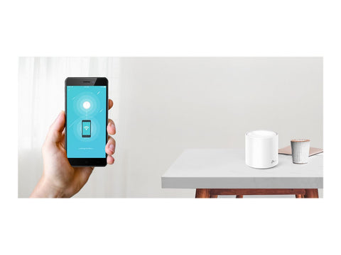 TP-LINK Deco X60 AX3000 Wi-Fi 6 Whole-Home Mesh System 3-pack Quad-core CPU 2x GE RJ45 4x int.antennas MU-MIMO