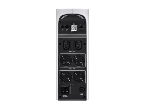 APC Back-UPS Pro 2200VA/1320W Tower 230V 4x Schuko and 2x IEC C13 outputs RGB lighting pure sine wave Arctic white