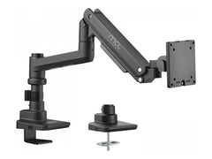MCL Support écran bureau à amortisseur 1 écran jusquà 49p/20Kg Noir