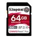 KINGSTON 64Go Canvas React Plus SDXC