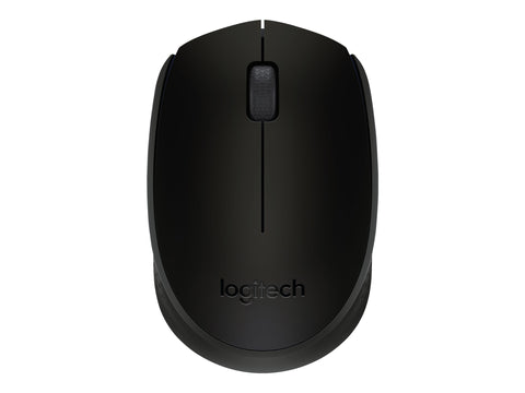 LOGITECH B170 Mouse optical 3 buttons wireless 2.4 GHz USB wireless receiver black
