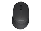 LOGITECH M280 Mouse right-handed optical 3 buttons wireless 2.4 GHz USB wireless receiver black