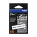 BROTHER Heat Shrink Tube Black on White