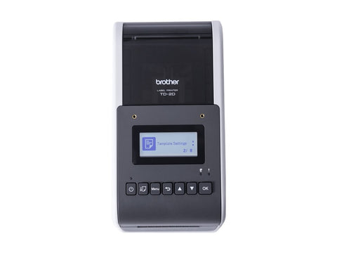 BROTHER 2p label printer USB connection 203dpi Ethernet Battery possible LCD display Bluetooth Wi-Fi