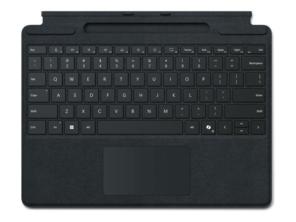 MICROSOFT Surface - Keyboard - Clavier - Trackpad - Encoche Pen - Surface Pro 8/9/10/11 - Copilot Ready - AZERTY - Noir