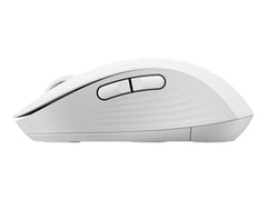 LOGITECH Signature M650 L LEFT Mouse large size left-handed optical 5 buttons wireless Bluetooth 2.4 GHz OFF-WHITE