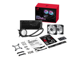 ASUS ROG RYUO III 240 ARGB all-in-one CPU liquid cooler with Asetek 8th gen pump solution and Anime Matrix LED Display