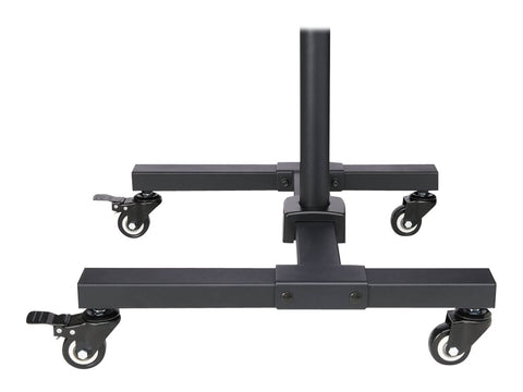 EATON TRIPPLITE Mobile TV Stand - Height Adjustable 13inch to 42inch TVs and Monitors Locking Casters Black
