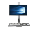 EATON TRIPPLITE Adjustable-Height Wall-Mount Sit-Stand Workstation Single-Display