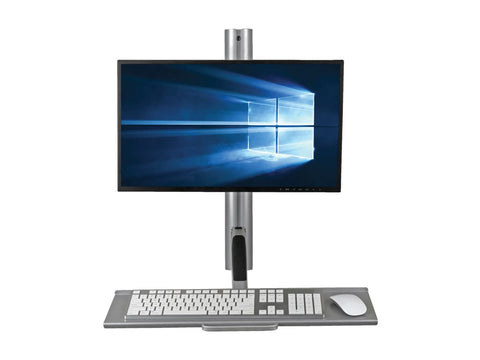 EATON TRIPPLITE Adjustable-Height Wall-Mount Sit-Stand Workstation Single-Display