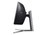 SAMSUNG C49HG90DMU 49in 32:9 Curved 1800R 3840x1080 VA QLED HDR 1ms MPRT 144Hz HDMIx2 DP Dual hinge height adj stand VESA