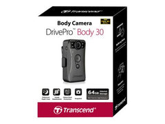 TRANSCEND 64Go Body Camera DrivePro Body 30 Wi-Fi & Bluetooth