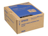 EPSON AL-C9300N cartouche de toner noir capacité standard 2 x 6.500 pages pack de 2