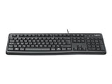 LOGI K120 Corded Keyboard black FRA