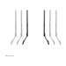NEOMOUNTS TV Desk Stand legs