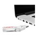 LINDY Clé USB et 4 bloqueurs de ports